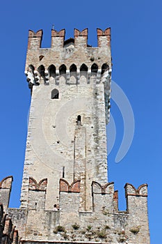 Tower at Scaliger Castle, Sirmione, Italy