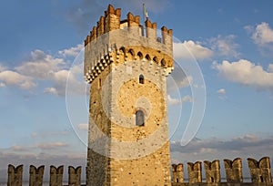 The Tower of Scaliger Fortress in Sirmione