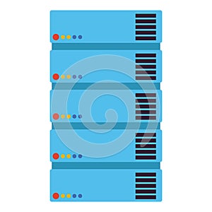 Tower server isometric icon
