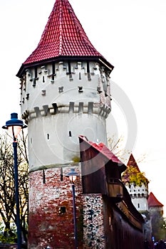 Tower in Sibiu Hermanstadt,Romania