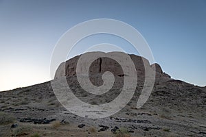 Tower of Silence, an ancient Zoroastrian burial site in Nukus, Karakalpakstan, Uzbekistan