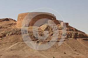 Tower of Silence in the Iranian province of Yazd