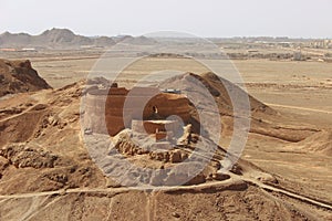 Tower of Silence near Yazd city, Iran.