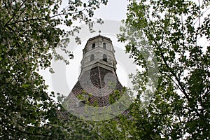 The Tower of Simonov Monastery in Moscow. During the 15th century, the cloister was the richest in Moscow.