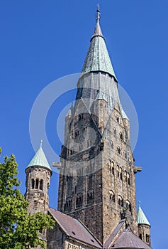 Tower of the St. Antonius Basilica in Rheine photo