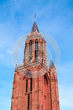 Tower of St Johns Church in Maastricht, Netherlands