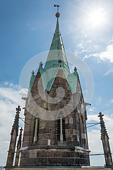 Tower of the St Lorenz church in Nuremberg, Germany