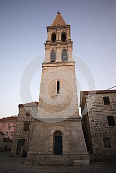 Tower in Stari grad, Hvar. photo