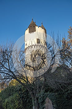 Tower of the Steinheim Castle in Hanau, Hesse