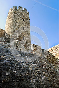 Tower of stone fortress in Belgrade