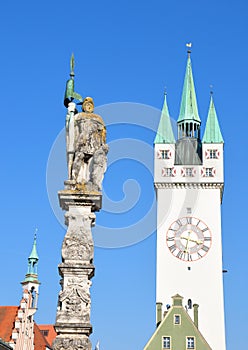 Tower in Straubing, Bavaria