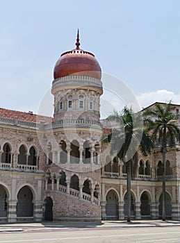 The tower of the Sultan Abdul Samad building