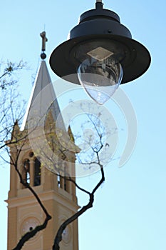 Church tower photo