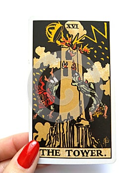 The Tower Tarot, Cards Divination Occult Magic