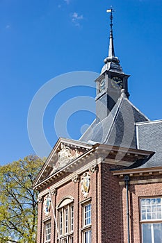 Tower of te historic Veenkoloniaal museum building in Veendam photo