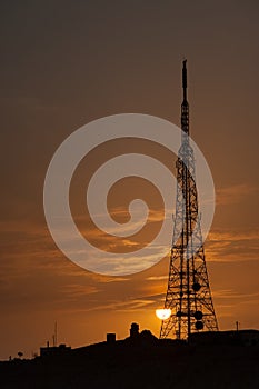 Tower of telecommunications