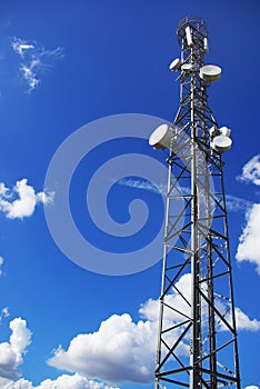 Tower of telecommunications.