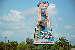 Tower of Terror road sign