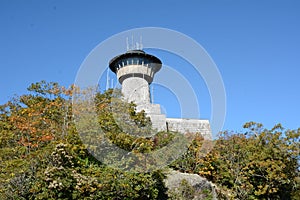 tower at the top of Brasstown Bald