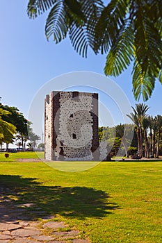 Tower Torre del conde in San Sebastian - La Gomera Island - Canary