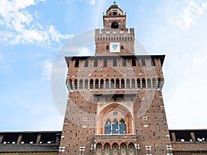 Tower Torre del Filarete of Castello Sforzesco