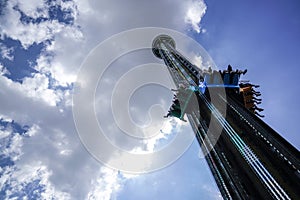 Tower tower at an amusement park