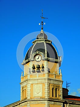 tower of town hall in La Bañeza