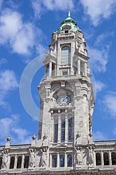 Tower of the town hall of Porto