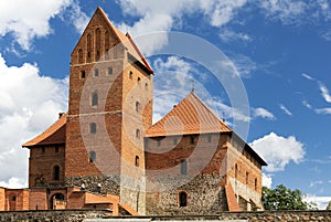 Tower of the Trakai Castle near Vilnius