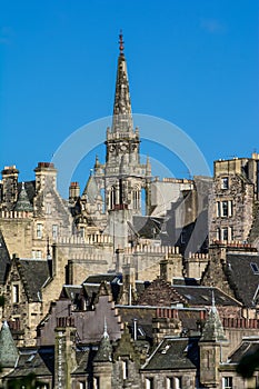 Tower of the The Tron Kirk-Edinburgh landmark