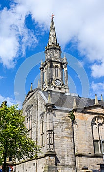 Tower of the The Tron Kirk-Edinburgh landmark