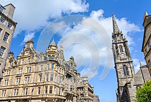 Tower of the The Tron Kirk-Edinburgh landmark, Scotland,UK