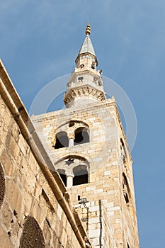 Tower of umayyad mosque photo