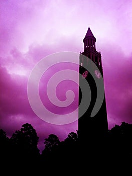 The bell tower in UNC-ch photo