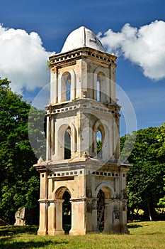 Tower in Valle de los Ingenios valley near Trinidad city in Cuba photo