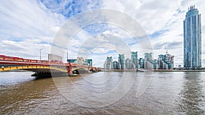 The Tower, Vauxhall Bridge and St George Wharf View