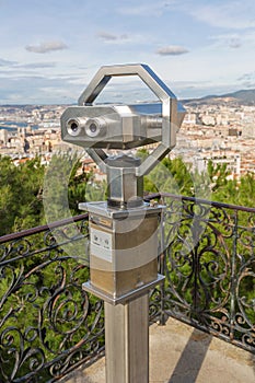 Tower Viewer Binoculars Pole