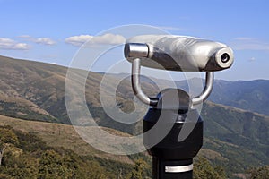 Tower viewer- touristic telescope