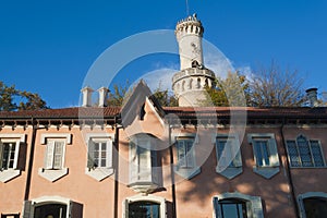 Tower of Villa Mirabello, Varese.