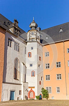 Tower of the Welfenschloss castle in Hannoversch Munden