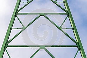 Tower of a well extraction of a mine, Spain