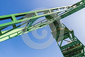 Tower of a well extraction of a mine, Spain