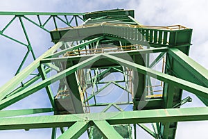 Tower of a well extraction of a mine, Spain