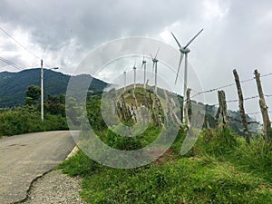 Tower Wind on Mountain top