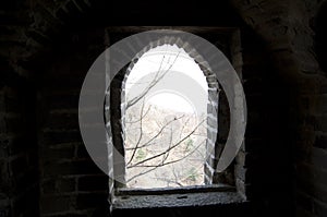 Great Wall tower window brick