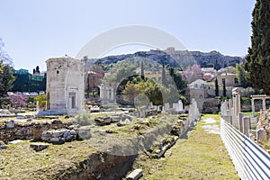 Tower of the Winds and Acropolis