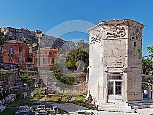 Tower of the Winds, Plaka, Athens, Greece