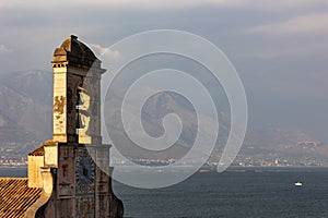 towerbell sanctuary Gaeta bay Italy photo