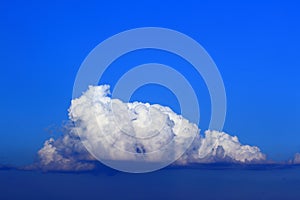 Towering cumulus cloud photo