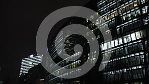 Towering Glass, Evening Skyline, Glass Beauty